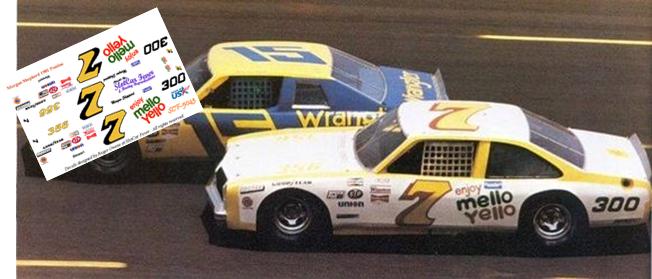 SCF-5043-C #7 Morgan Sheppard 1981 Mello Yello Pontiac LeMans