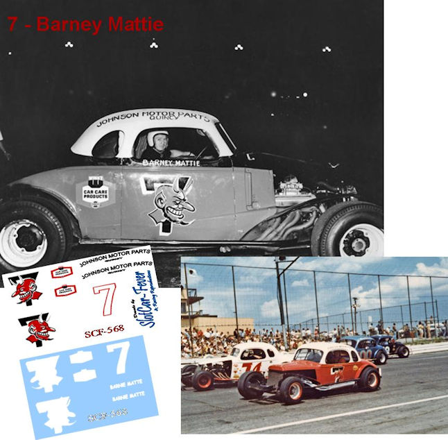 SCF_568-C #7 Barney Mattie modified coupe
