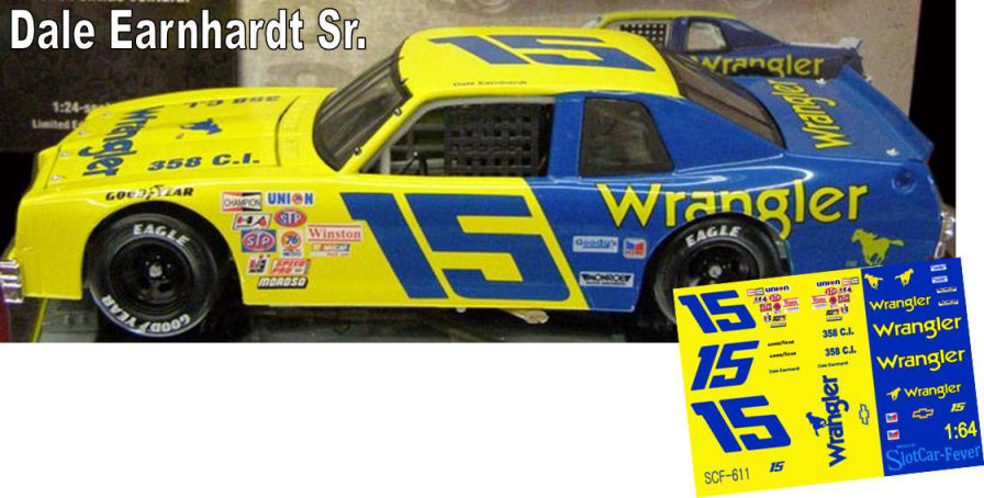 SCF_611-C #15 Dale Earnhardt Sr. Wrangler Jeans Chevy