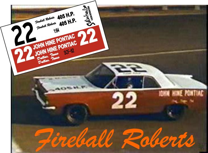SCF_062-C #22 Fireball Roberts '62 Pontiac Grand Prix