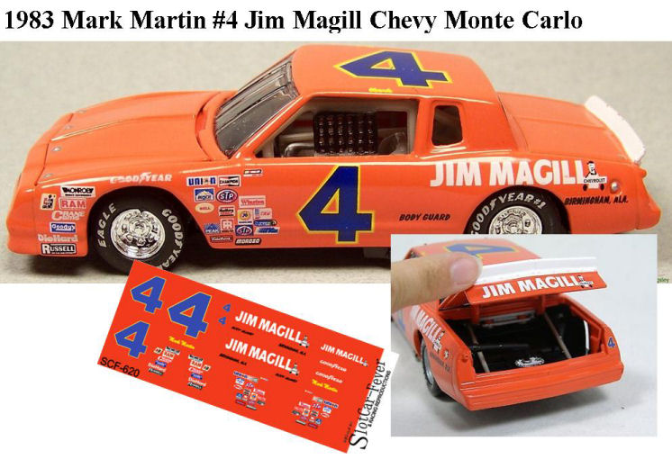 SCF_620-C #4 1983 Mark Martin driving the Jim Magill Chevy Monte Carlo