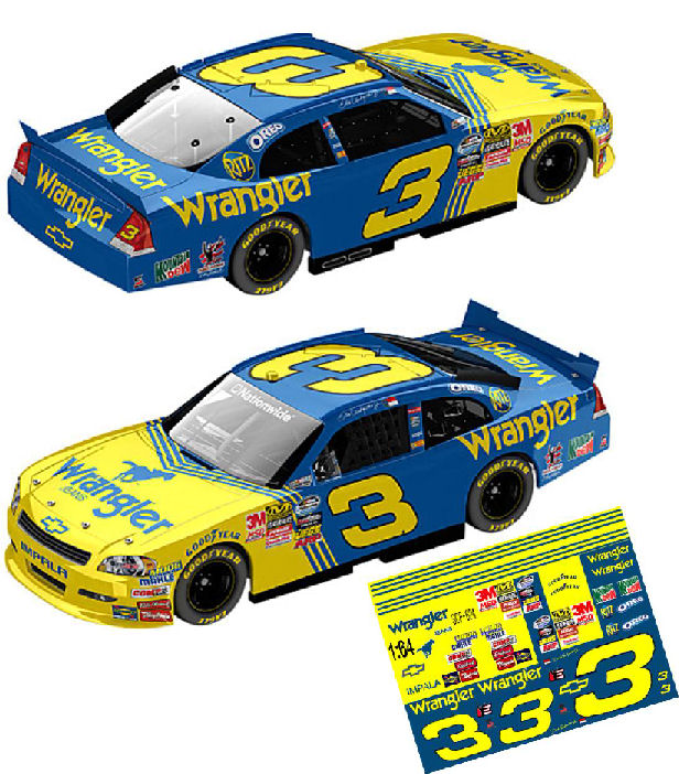 SCF_624-C #3 Dale Earnhardt Jr Nationwide Wrangler Jeans Chevy Tribute Car