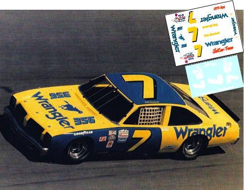 SCF_632-C #7 Dale Earnhardt Sr. Wrangler Jeans Olds Omega