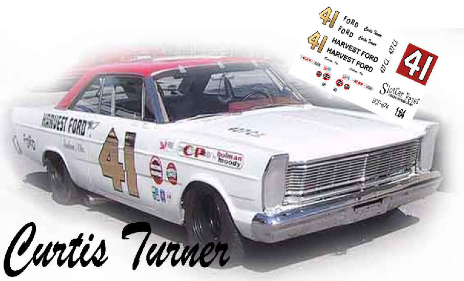 SCF_674-C #41 Curtis Turner 1966 Ford