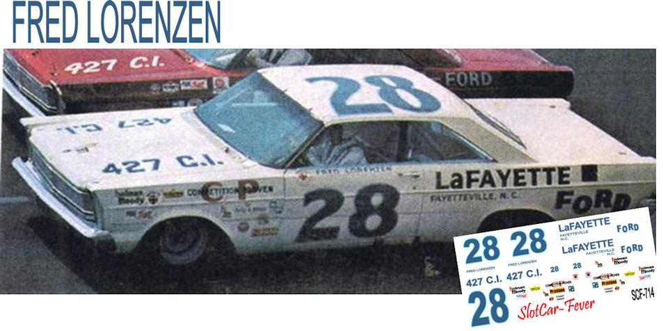 SCF_714 #28 Fred Lorenzen 1965 Ford
