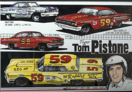 0834SC #59 'Tiger' Tom Pistone '59 Ford Thunderbird kit