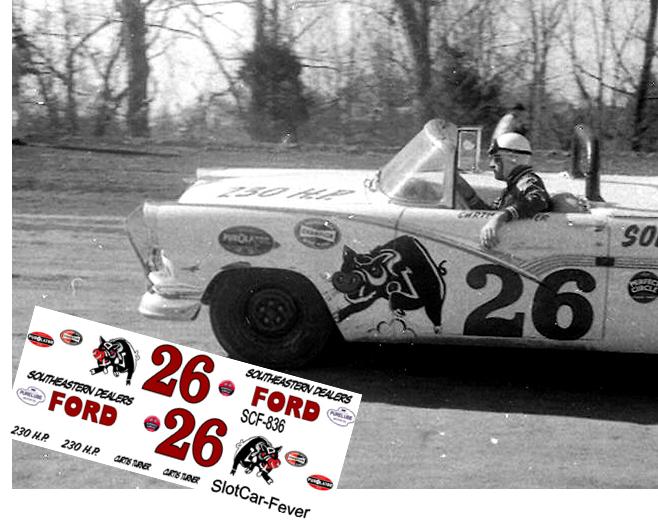 SCF_836 #26 Curtis Turner 56 Ford Conv. RE-MASTERED