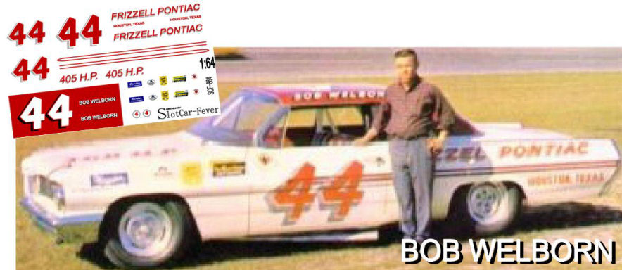 SCF_864-C #44 Bob Welborn 62 Frizzell Pontiac