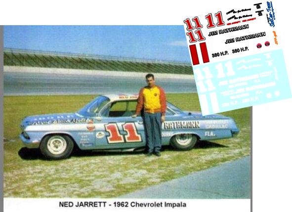 SCF_928-C #11 Ned Jarrett '62 Chevy Impala SS