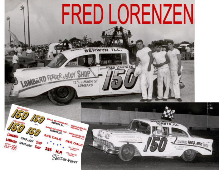 SCF_956 #150 Fred Lorenzen 56 Lombard Fender & Body Chevy