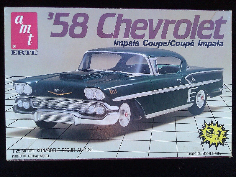 AMT_6548 58 Chevy Impala (1:25) (OB)