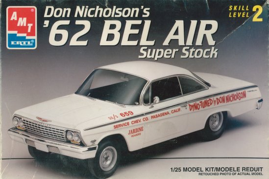 AMT_6699 Don Nicholson's '62 Chevy Bel Air Super Stock (1:25)