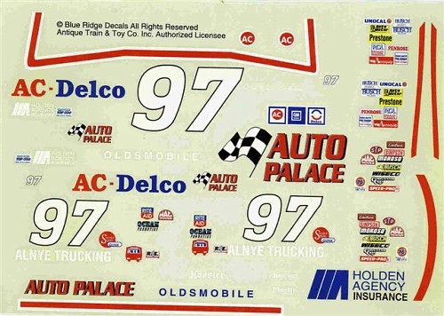 BRD_AC-Delco #97 Auto Palace Joe Bessey (1:24)