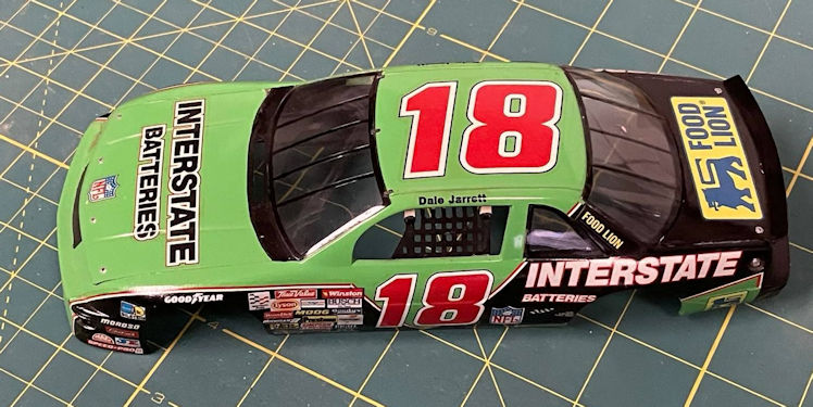 Built18Interstate #18 Interstate Battery Chevy driven by Dale Jarrett (1:25)