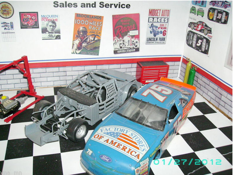 Built #75 Factory Store Thunderbird driven by Todd Bodine