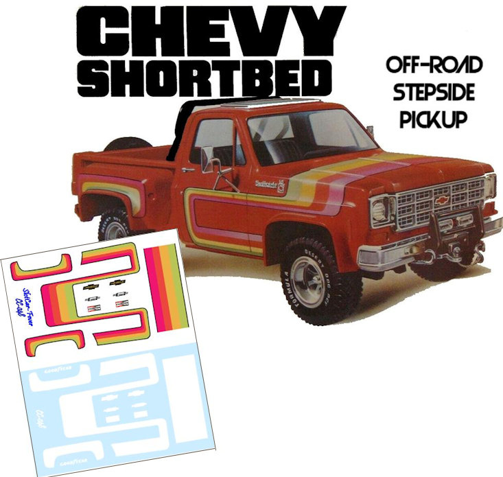 CC-048-C Chevy Shortbed Off-road Pickup