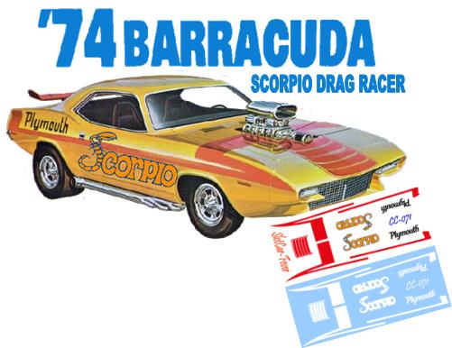 MM-212-C 1974 "Scorpio" Plymouth Barracuda