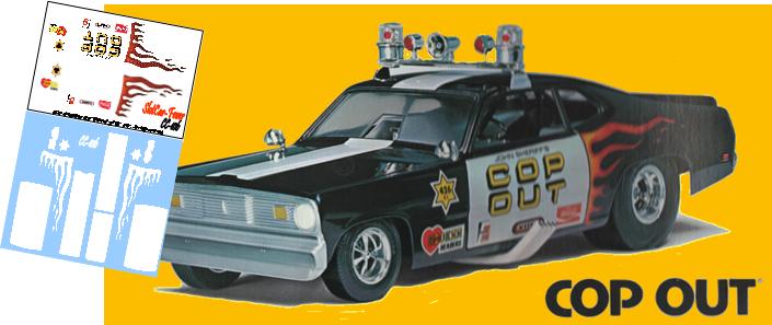 CC-106-C John Sheriff's Cop Out Plymouth Duster