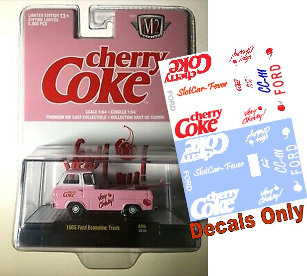 CC-111-C Cherry Coke Ford Econoline Pickup (decals for car only)