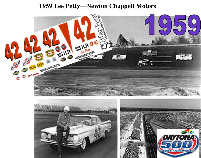 DC-1959 #42 Lee Petty Oldsmobile NASCAR
