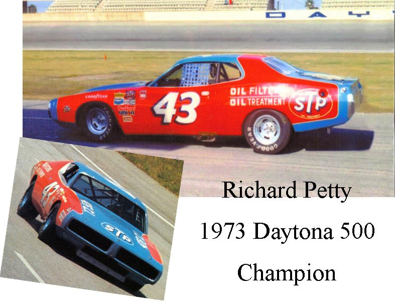 DC-1973-C #43 Richard Petty 73 Daytona 500 winning Dodge Charger