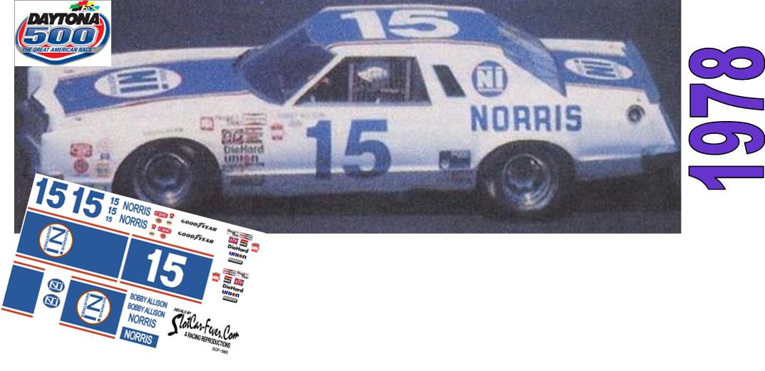 DC-1978  #15 Bobby Allison 78 Thunderbird