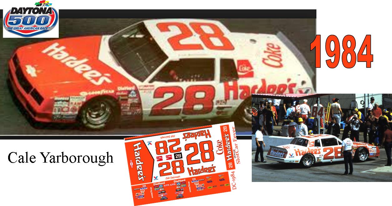 DC-1984-C  #28 Cale Yarborough  84 Chevy Monte Carlo