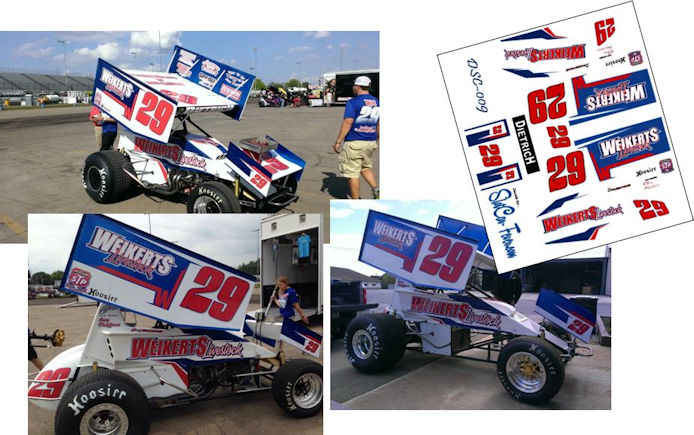 SC_009 #29 Danny Dietrich  Weigert Livestock Sprint Car