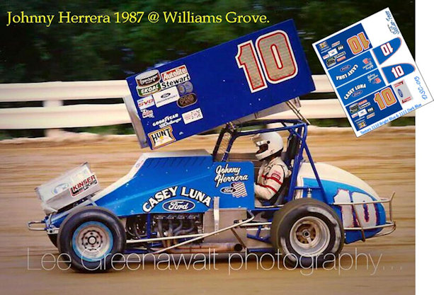 SC_013-C #10 Johnny Herera  Casey Luna Ford Sprint Car