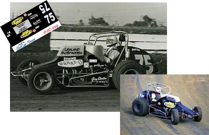 SC_029 #75-C "The Tempe Tornado " Lealand McSpadden - Gary Stanton's #75 at Ascot 1978