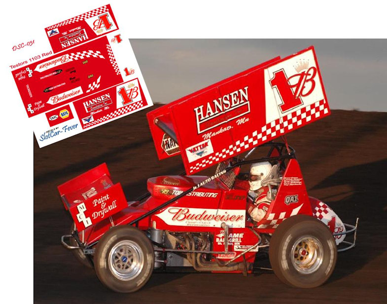 SC_031-C #1B Brett Geldner Budweiser sprint car