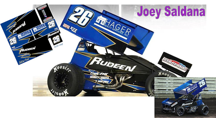 SC_049-C #26 Joey Saldana 2017 Sudeen sprint car