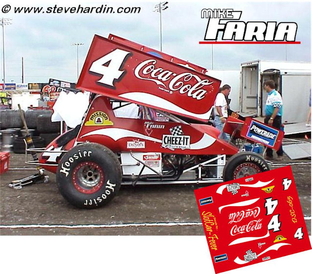 SC_065-C #4 Mike Faria Coca-Cola sprint car