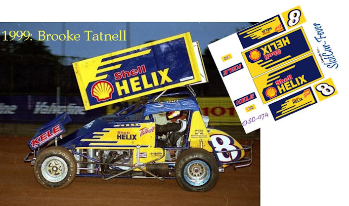 SC_074-C #8 Brooke Tatnell Shell Helix sprint car