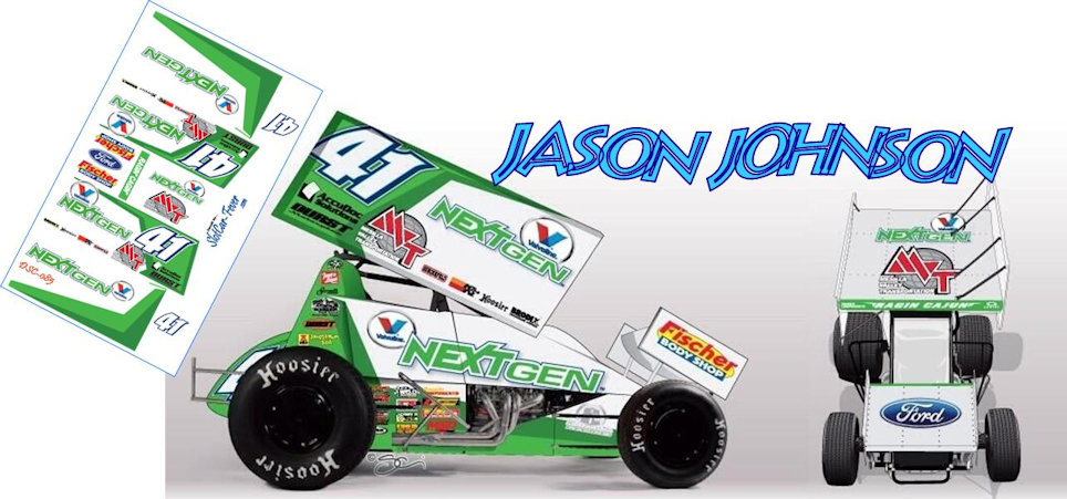 SC_085-C#41 Jason Johnson Valvoline NextGen Sprint Car