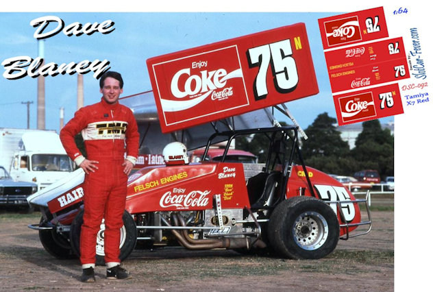 SC_092-C #75 Dave Blaney Coca-Cola Sprint Car