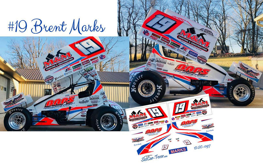 SC_097 #19 Brent Marks M&M Painting Sprint Car