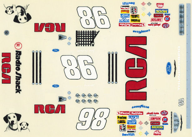 JA_98RCA #98 John Andretti RCA Thunderbird