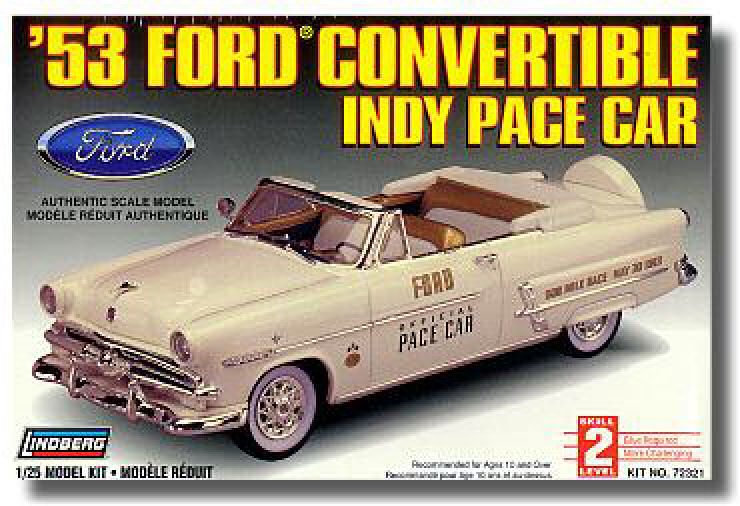 LIN_72321 '53 Ford Convertible Indy Pace Car (1:25)