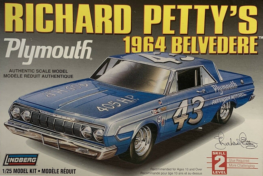 LIN_72164  #43 Richard Petty's 1964 Plymouth Belvedere  1:25