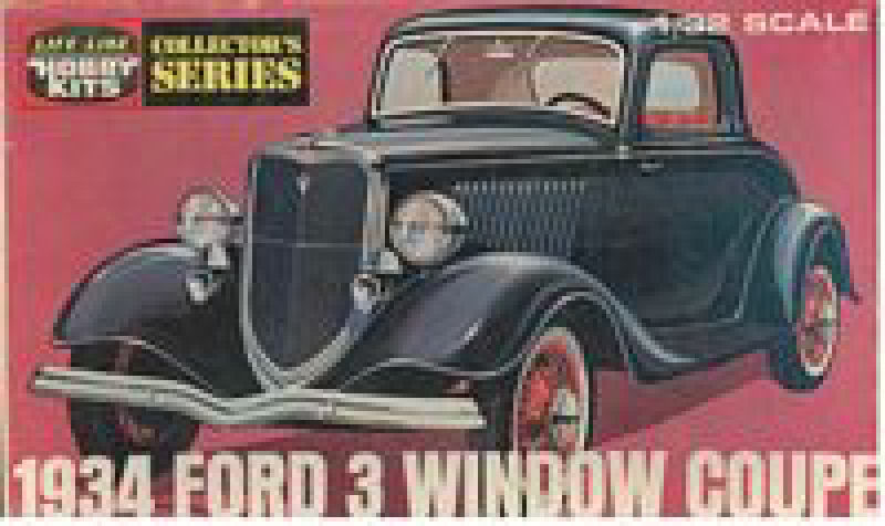 LL_09308 1934 Ford 3 Window Coupe (1:32)
