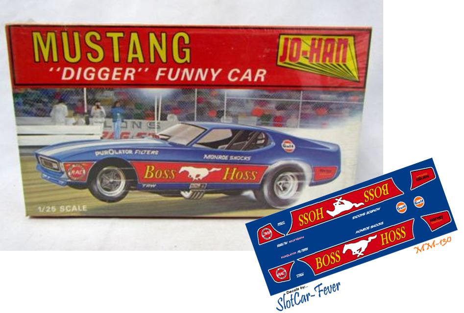 MM-130-C Boss Hoss Mustang Digger Early Funny Car