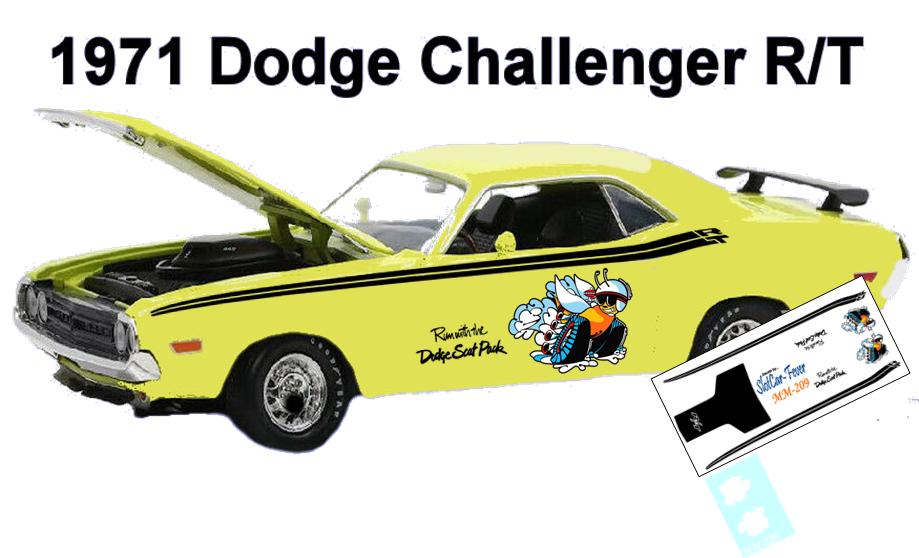 MM-209-C 1971 Dodge Challenger R/T Stripes