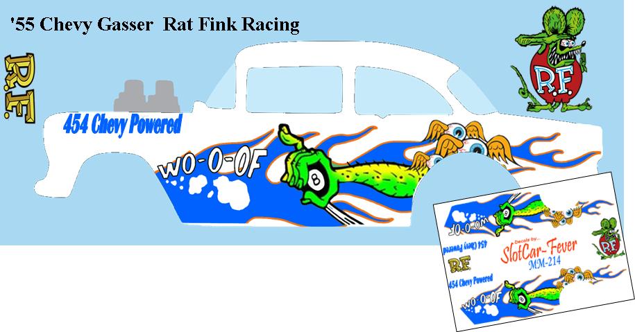 MM-214 "Rat Fink" 1955 Chevy Gasser