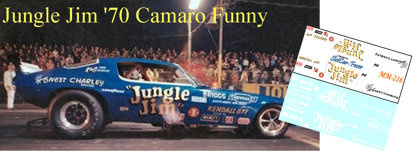 MM-216-C Jungle Jim '70 Camaro Funny Car