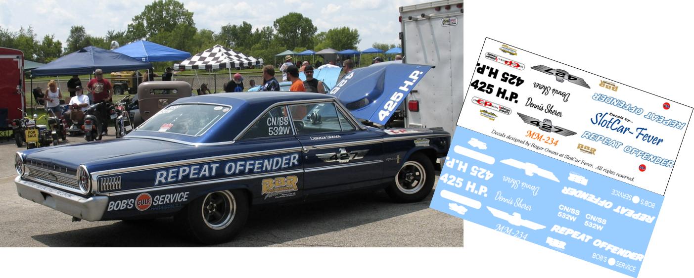 MM-234-C Dennis Sherer 1963 REPEAT OFFENDER FordFord