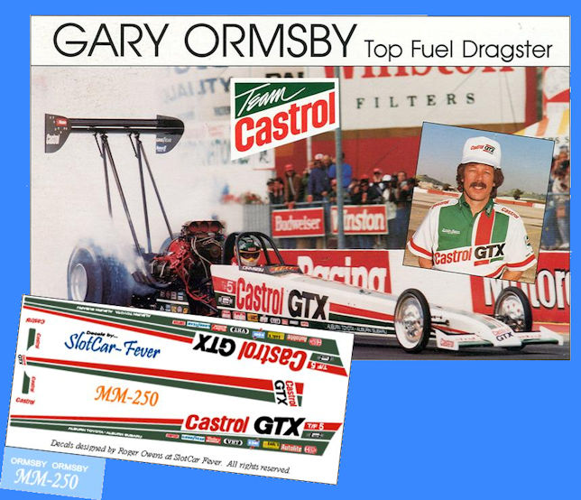 MM-250-C Gary Ormsby Castrol GTX Top Fuel Dragster