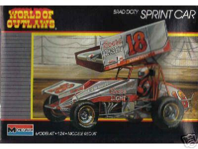 MON-2752 World of Outlaws #18 Brad Doty "Coors Light" Sprint car (1:24)