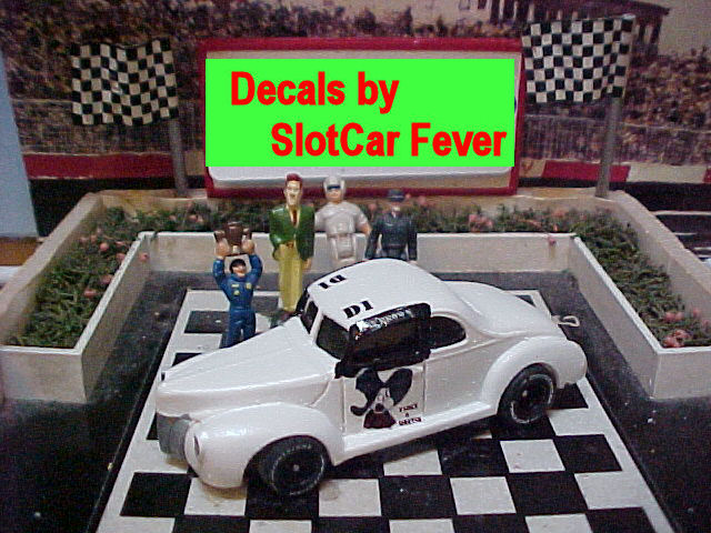 slot car fever decals