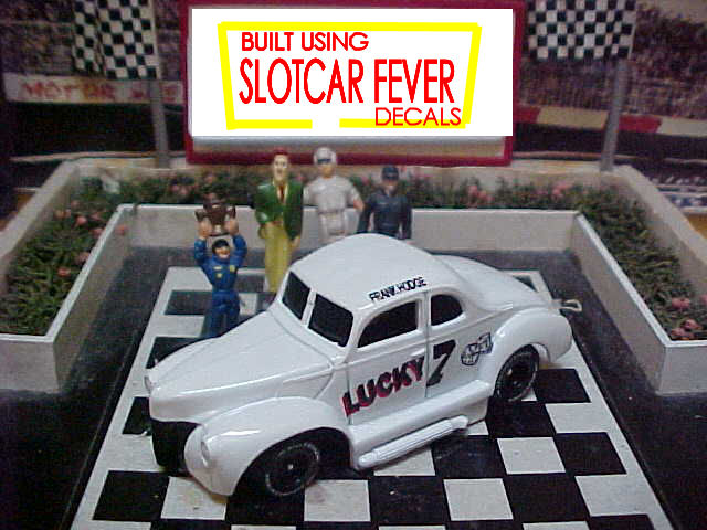 slot car fever decals